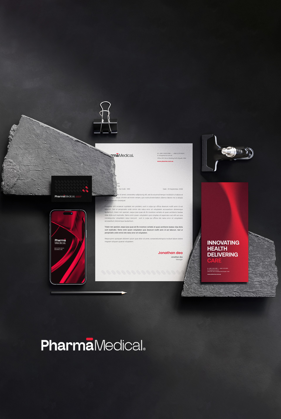 Pharma Medical Saudi Arabia leading pharma distribution - Aimstyle rebranding Riyadh