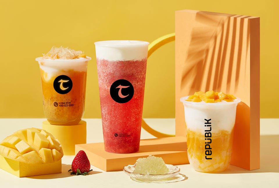 T-Republik bubbling delight - Aimstyle Turkey tea scene brand identity packaging design