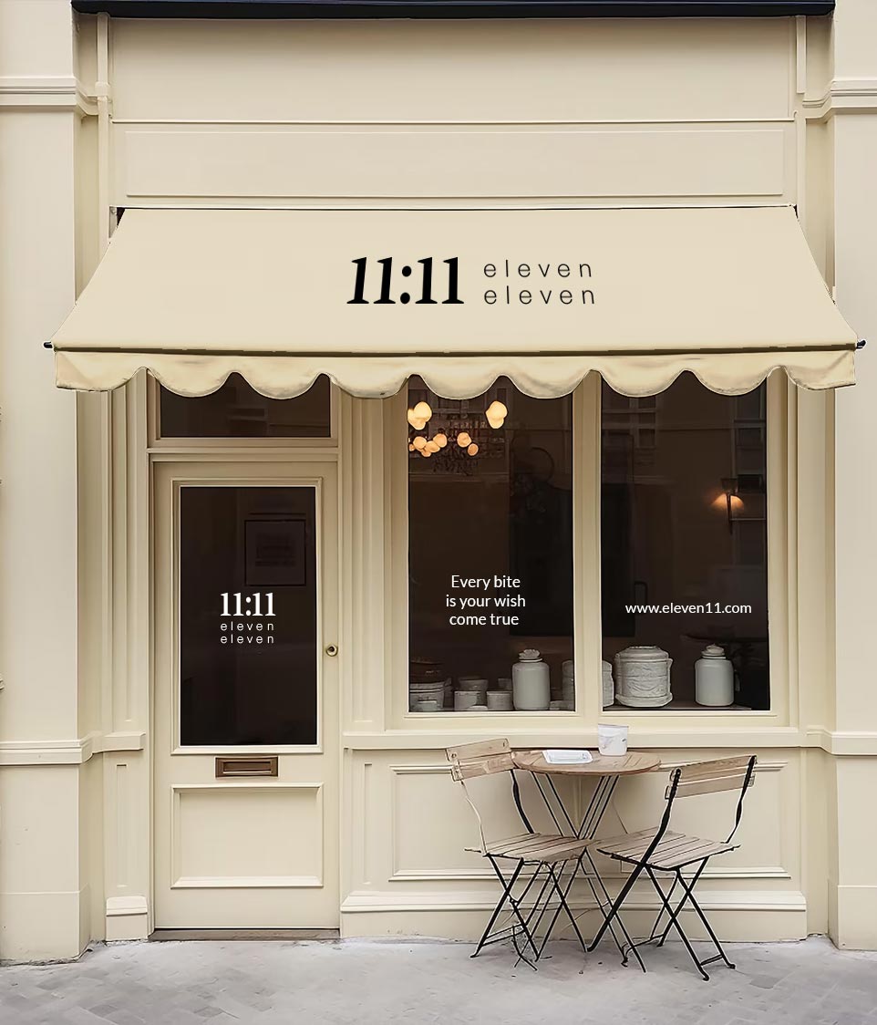 Eleven11,A contemporary pastry concept in Riyadh & Dubai  - Aimstyle portfolio project