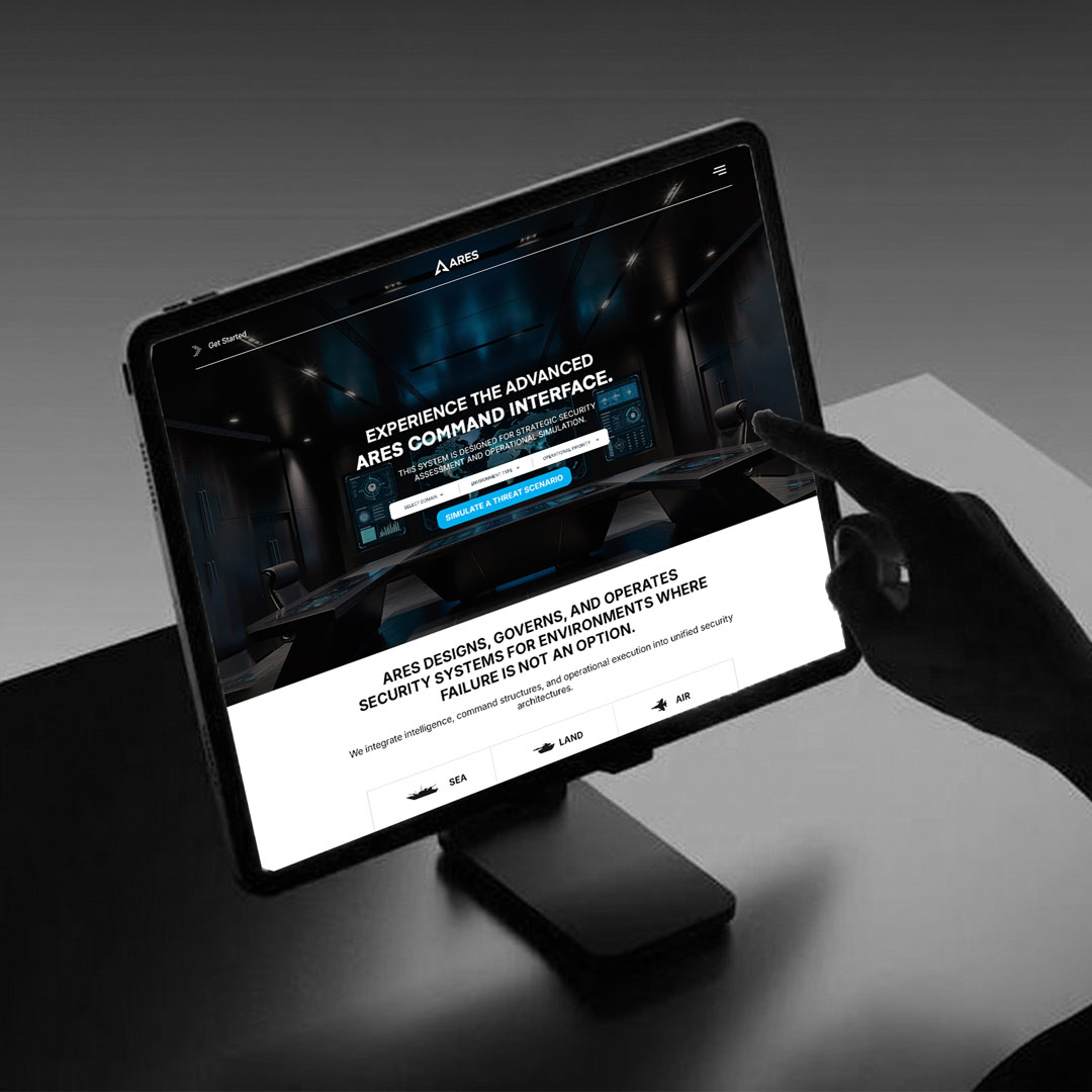 Ares Security - Aimstyle portfolio project