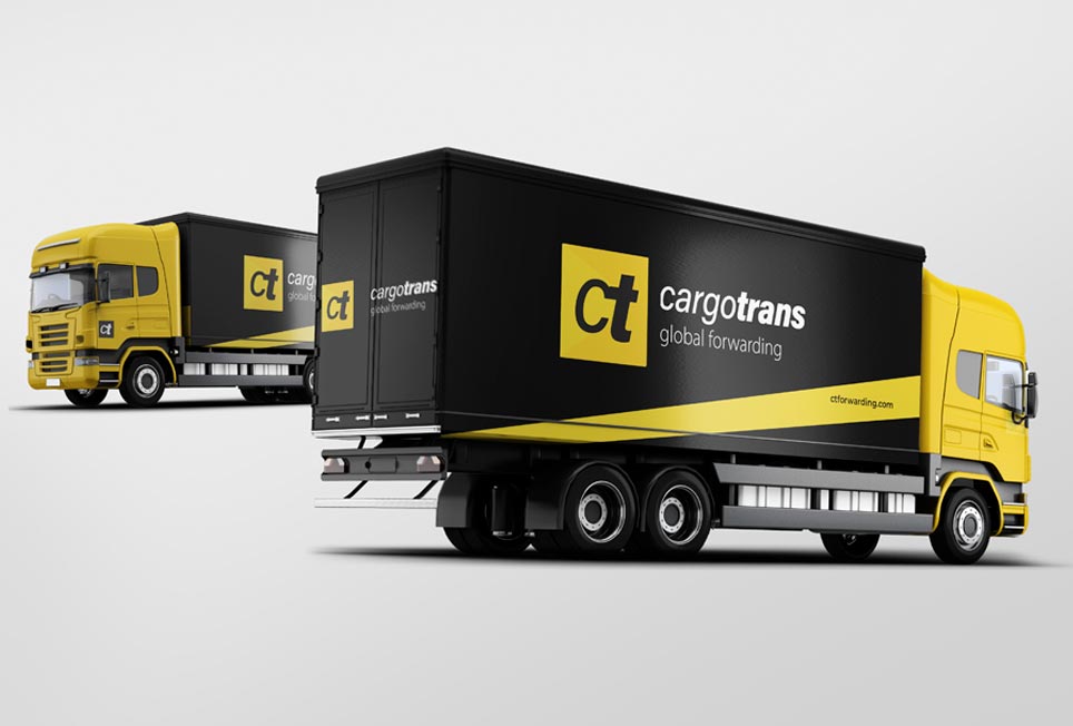 CargoTrans Re-branding, The leading global forwarding company in Dubai - Aimstyle portfolio project
